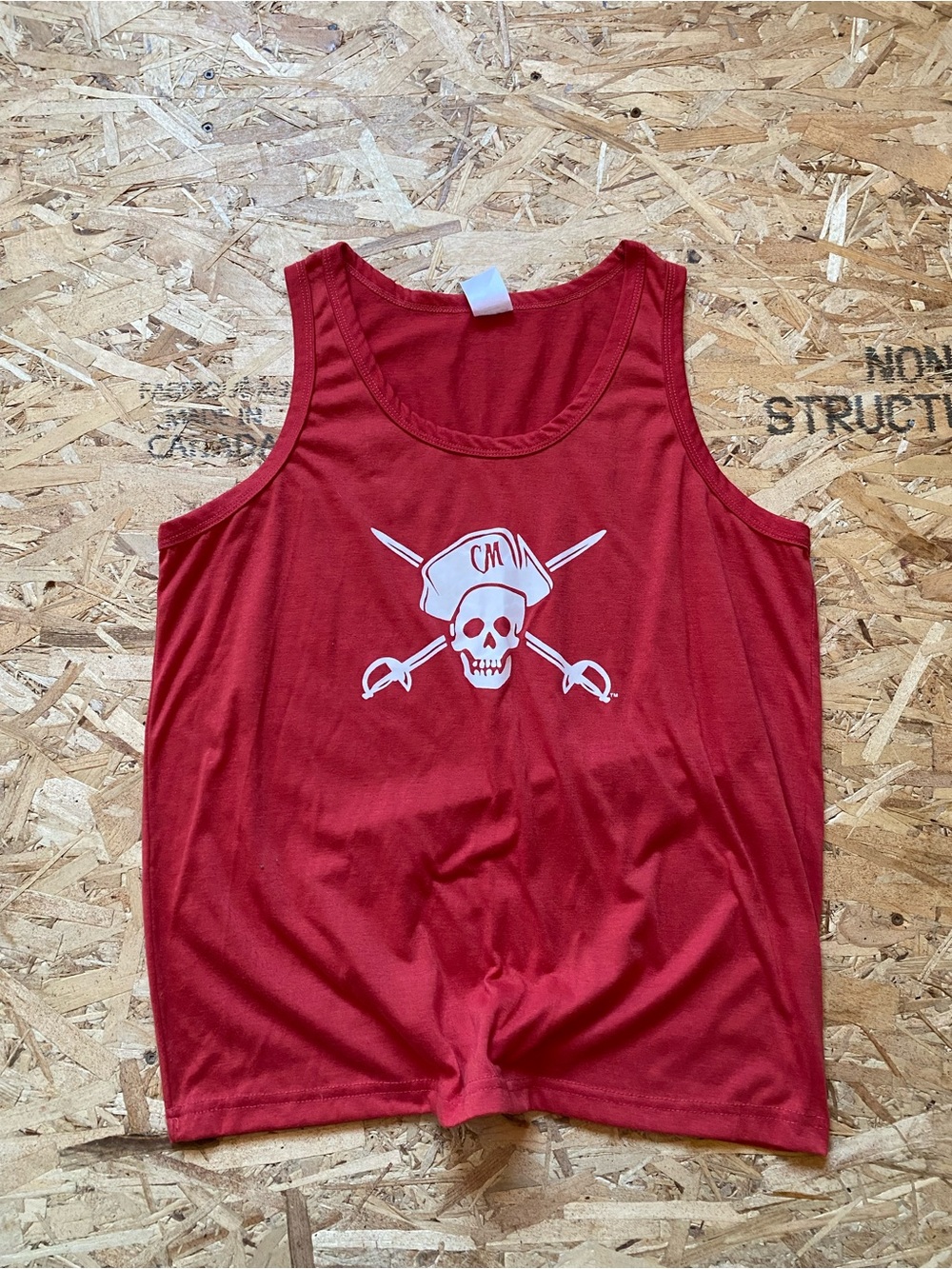 Red Captain Morgan Rhum graphic Tank Top